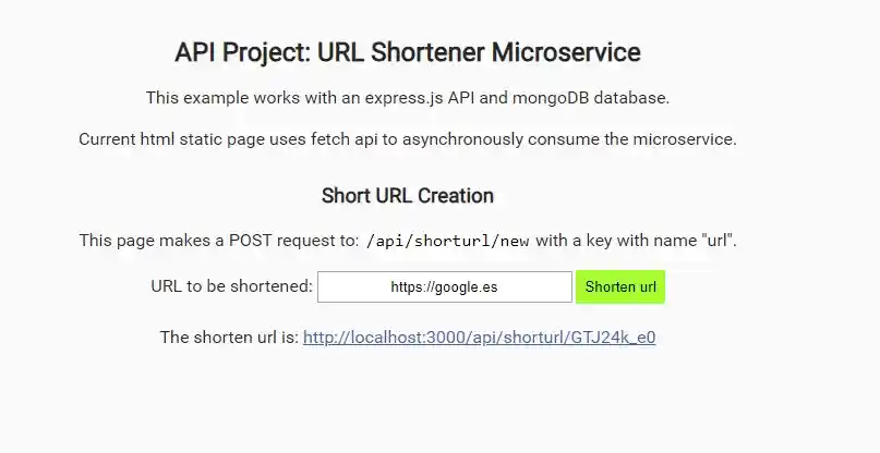 express microservice demo