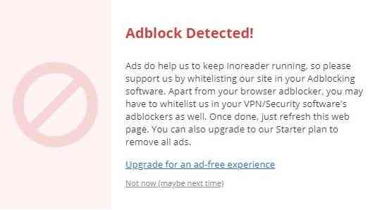 adblock detected